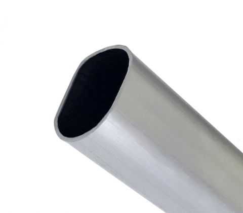 Tubo cabideiro oblongo 15x21 - Metalnox Ferragens